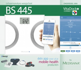BS 445 connect Lichaamsanalyse weegschaal | Medisana