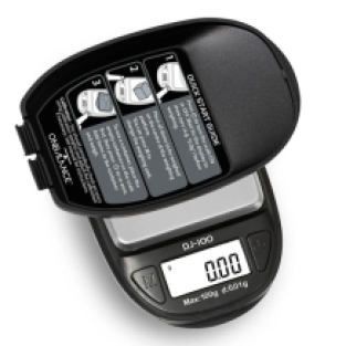 DJ-100 Mini zakweegschaal - 100 X 0.01 g